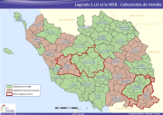 Carte PDF - Logiciels SIG déployés sur le WEB dans les collectivités de Vendée