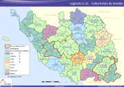 Carte PDF - Logiciels SIG déployés dans les collectivités de Vendée